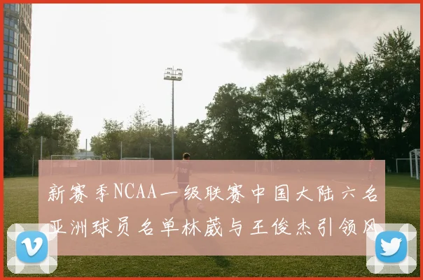 新赛季NCAA一级联赛中国大陆六名亚洲球员名单林葳与王俊杰引领风骚