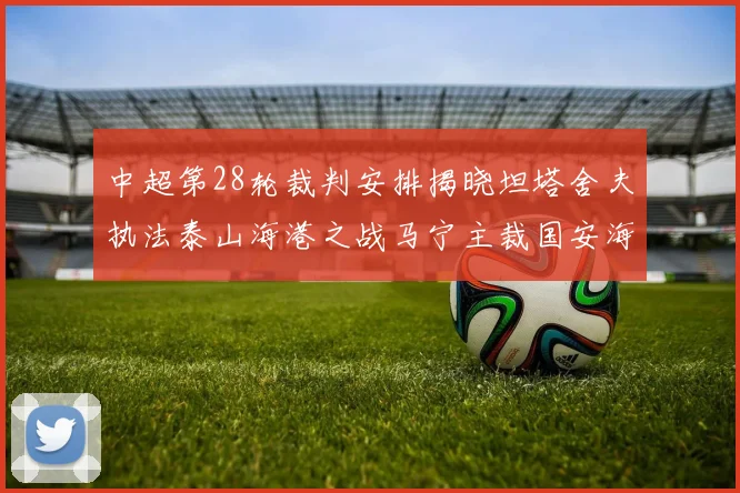 中超第28轮裁判安排揭晓坦塔舍夫执法泰山海港之战马宁主裁国安海牛对决