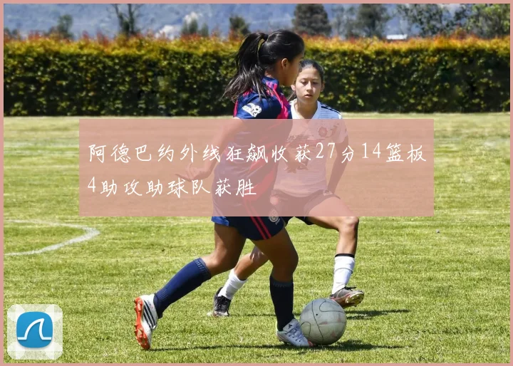 阿德巴约外线狂飙收获27分14篮板4助攻助球队获胜
